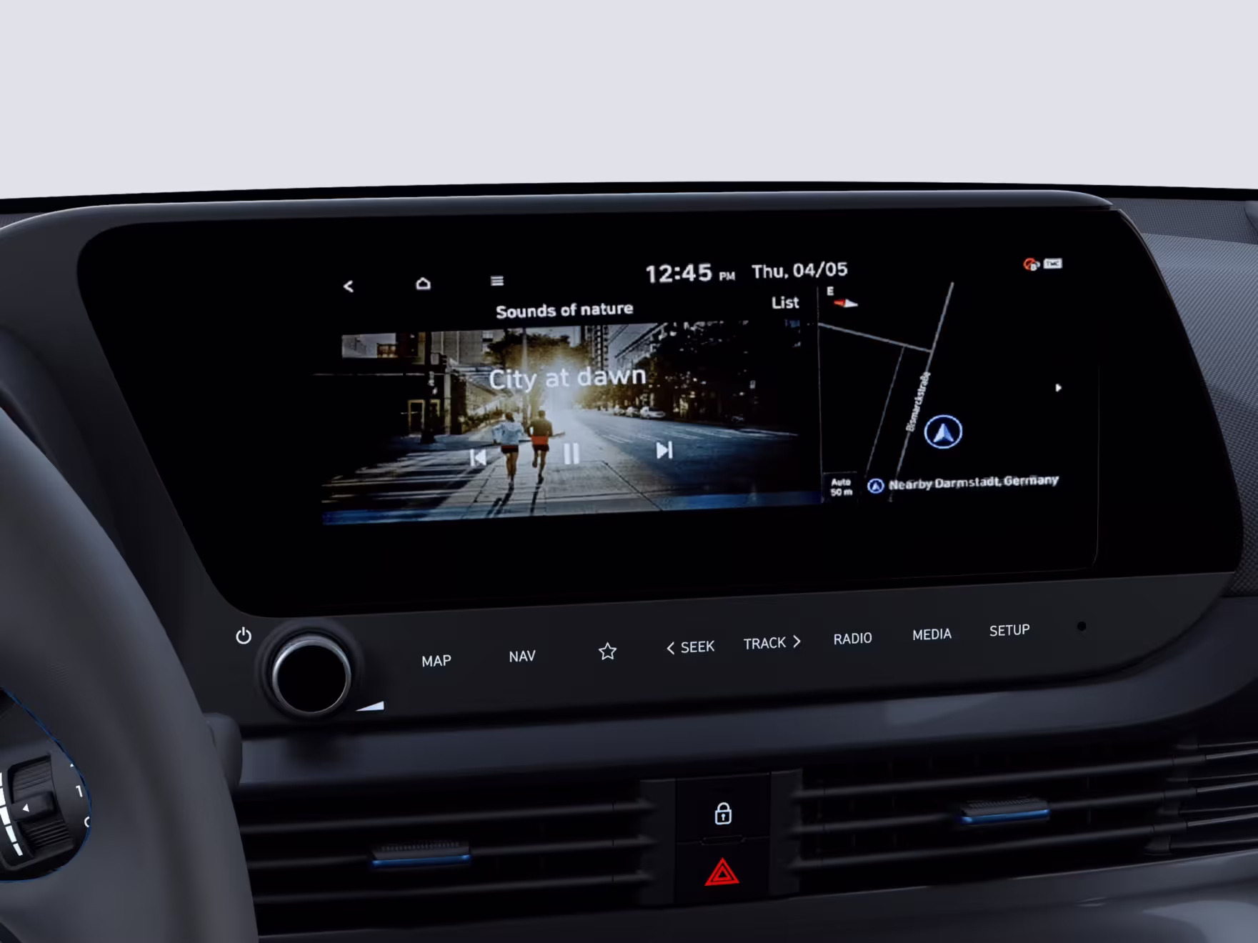 Pekskärm och navigation i Hyundai BAYON
