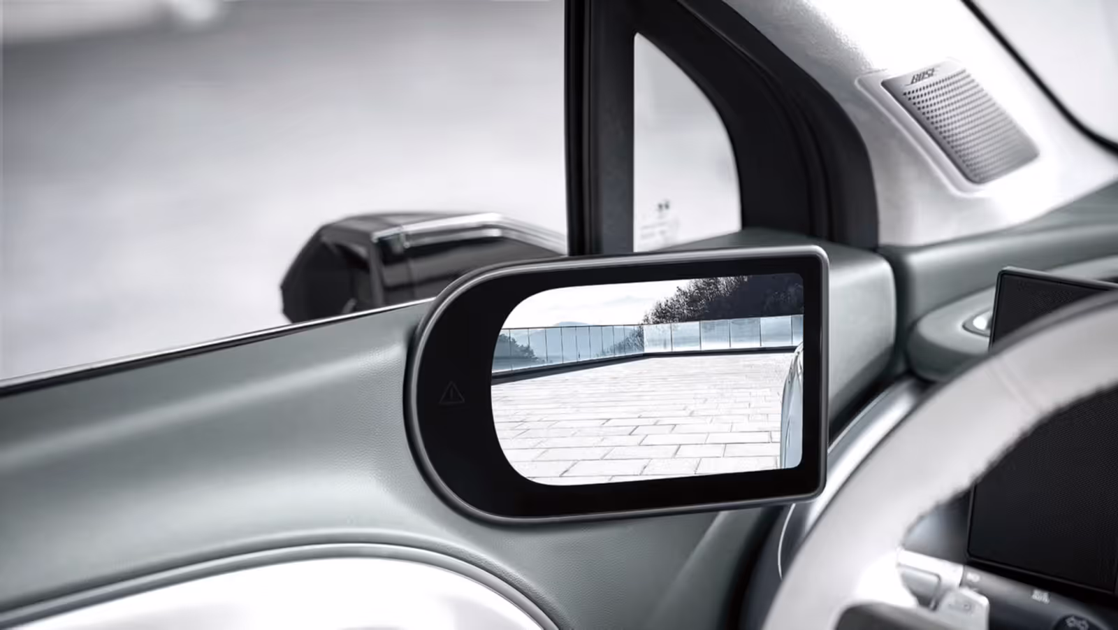Digital sidospegel i Hyundai IONIQ 9, utrustning varierar