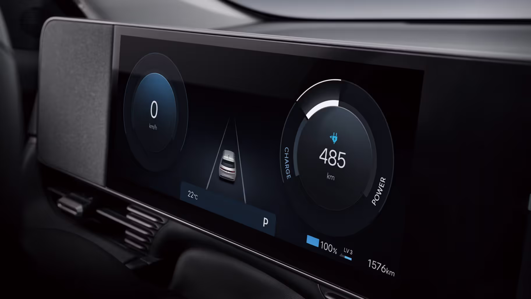 Digital instrumentering i Hyundai IONIQ 5