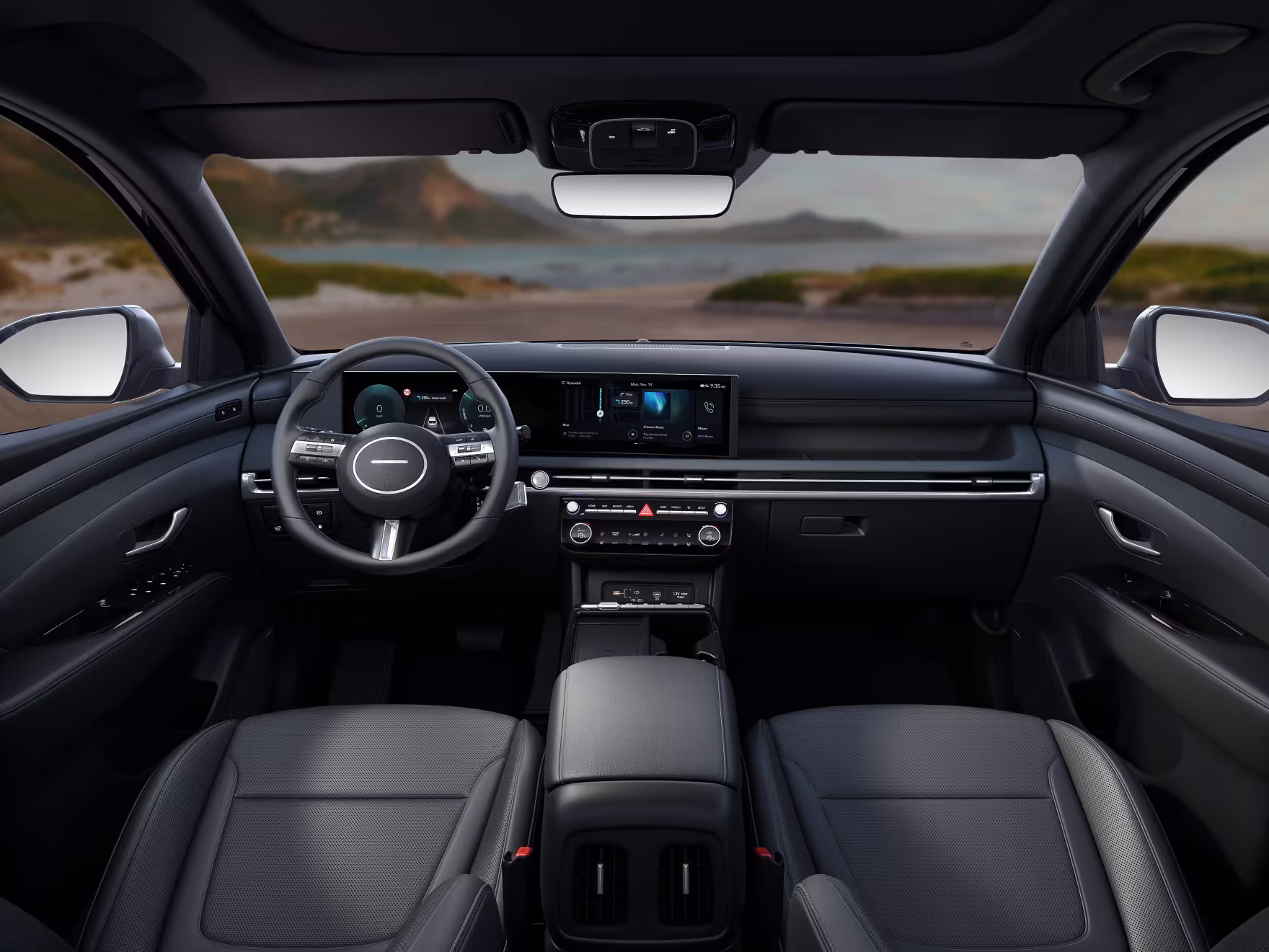 TUCSON-interiör, illustrerad med Plug-in Hybrid-utförande